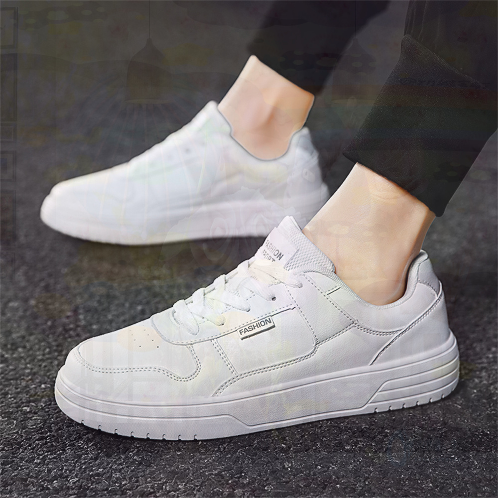 Men'S Best Sneakers For Formal Wear - Bağları ile PU Deri Ayakkabı 41