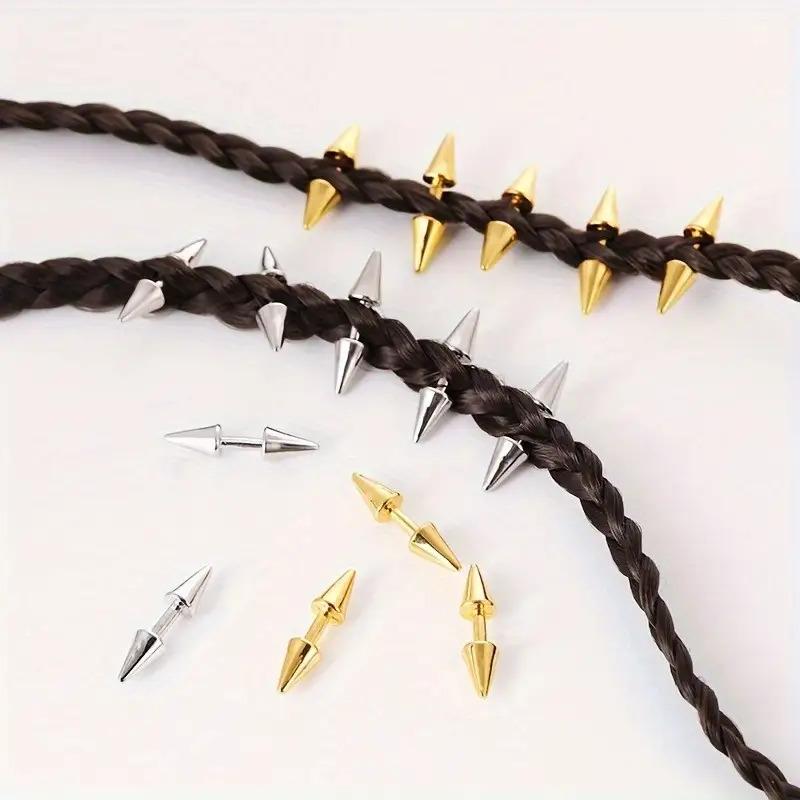 Tie Bar Clip - 5 adet Set Dikenli Saç Klipleri