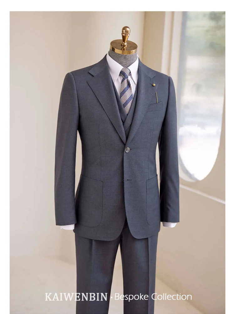 Wool Suit Jacket - İtalyan Tarzı erkek Takım Elbise %