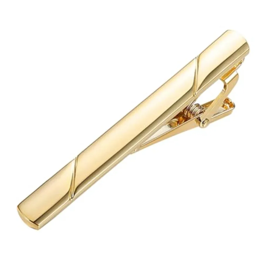 Tie Bar Clip - Erkekler İçin Paslanmaz Çelik Kravat İğnesi