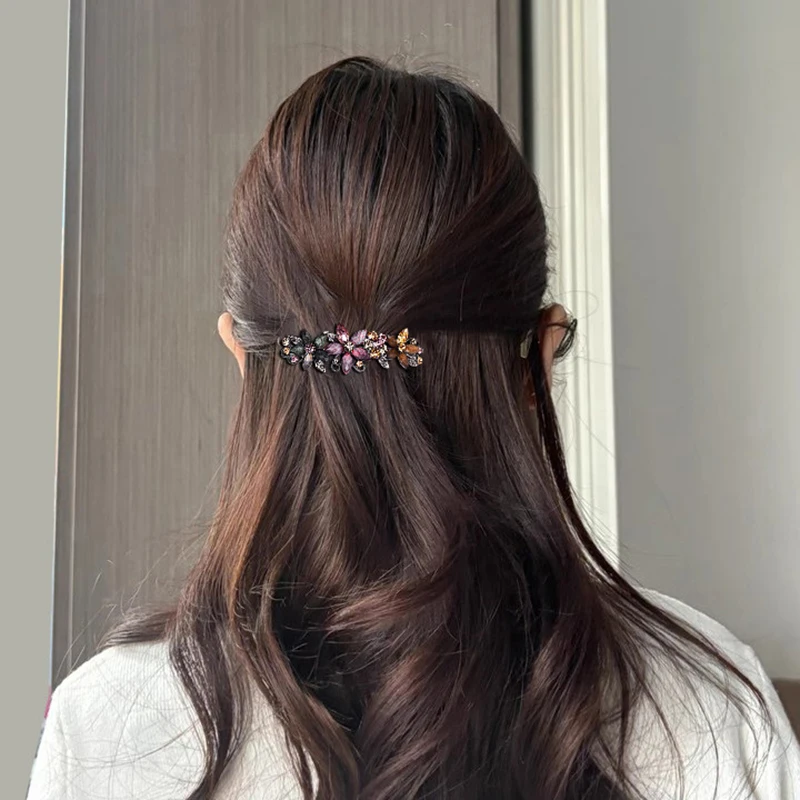 Zarif Rhinestone Sırlı Çiçek S - Tie Bar Clip incelemesi ve fiyatı