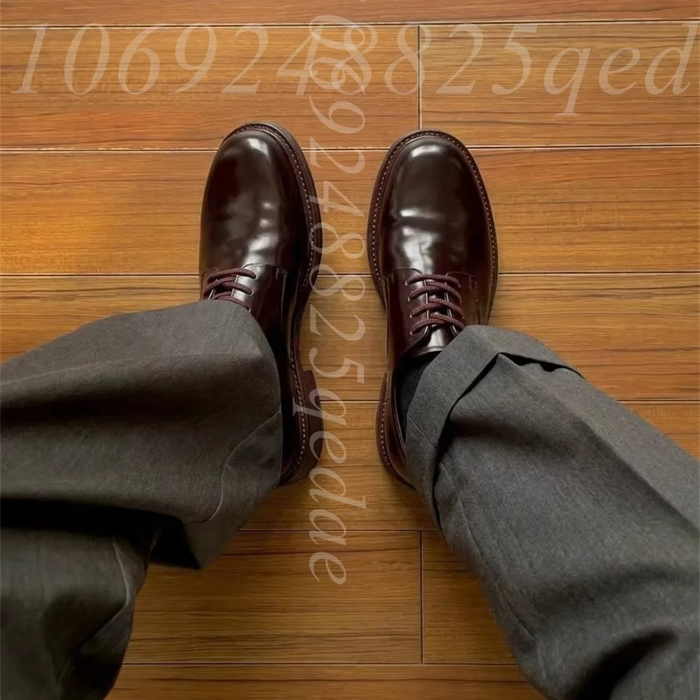 Erkek El Yapımı Vintage Bağcık - Formal Men Daily Wear Footwear incelemesi ve fiyatı