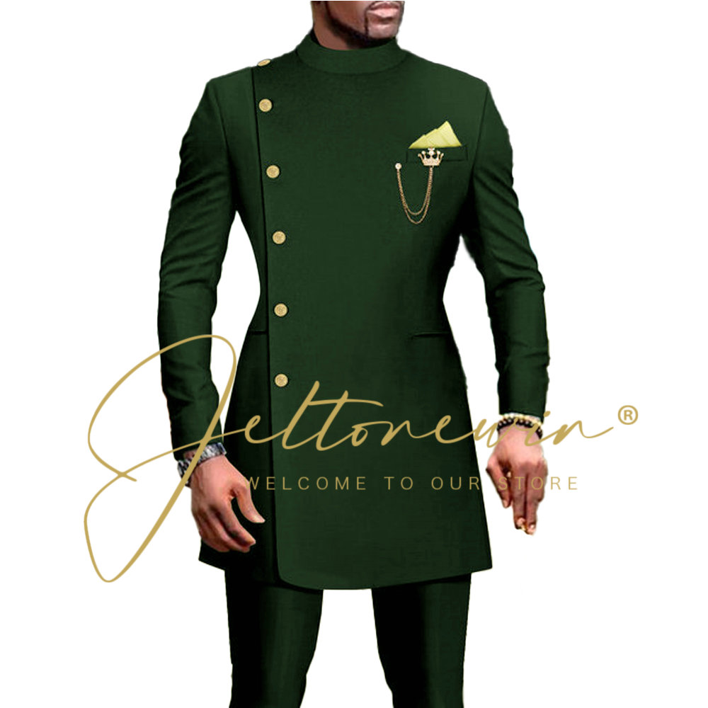 Koyu yeşil Suit erkekler için  - Men Formal Wear Green incelemesi ve fiyatı