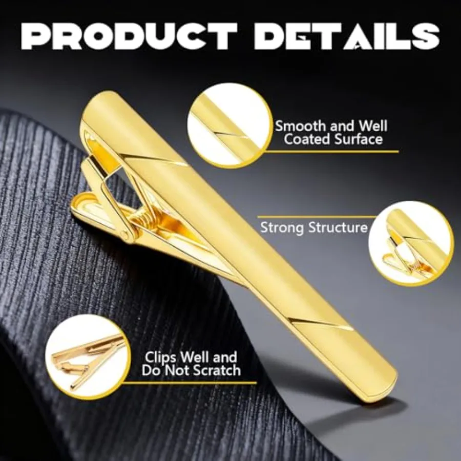 Erkekler İçin Paslanmaz Çelik  - Tie Bar Clip incelemesi ve fiyatı
